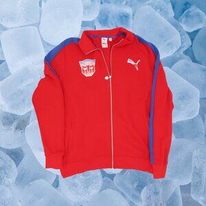 Puma Transformers Autobots Red Blue Optimus Prime Zip Up Track Jacket XL